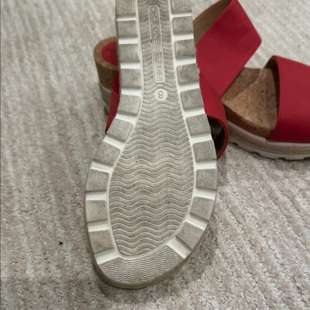 Adrienne Vittadini Women's Red Sandals - Picture 4 of 4